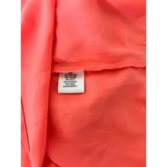 Candies Women's Peach Lightweight Long Sleeve Top - Picture 8 of 8